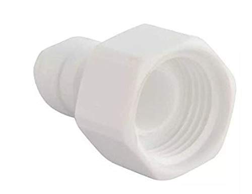 Goodlife Aqua Ro Direct Inlet Quick Valve Straight Connector 1/2" Female Thread ? 1/4" Push fit For RO water Purifiers