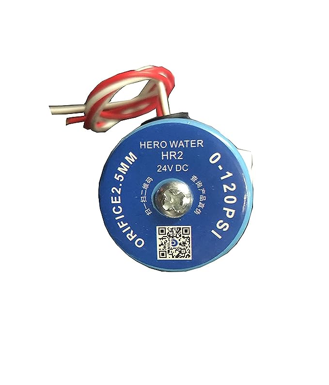 Hero SV Solenoid Valve 24V (DC) Suited for Most of The RO UV UF Alkaline Purifier Water Filter Ststem Model (Pack Of 1)